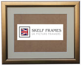 Champagne Gold Frame  and Mount