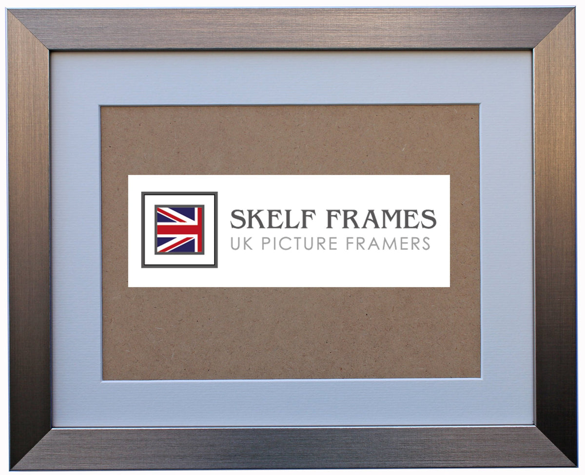 Brushed Pewter Frame with Mount