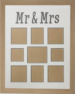 Mr & Mrs Wedding Multi Mount Frame 20" x 16"