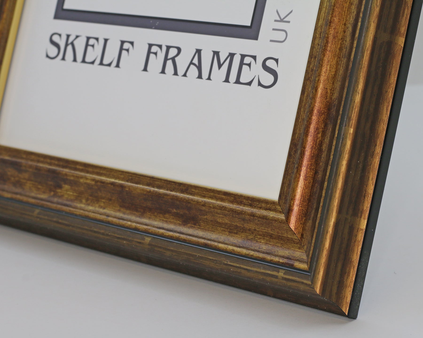 Panoramic Antique Gold Effect Frame