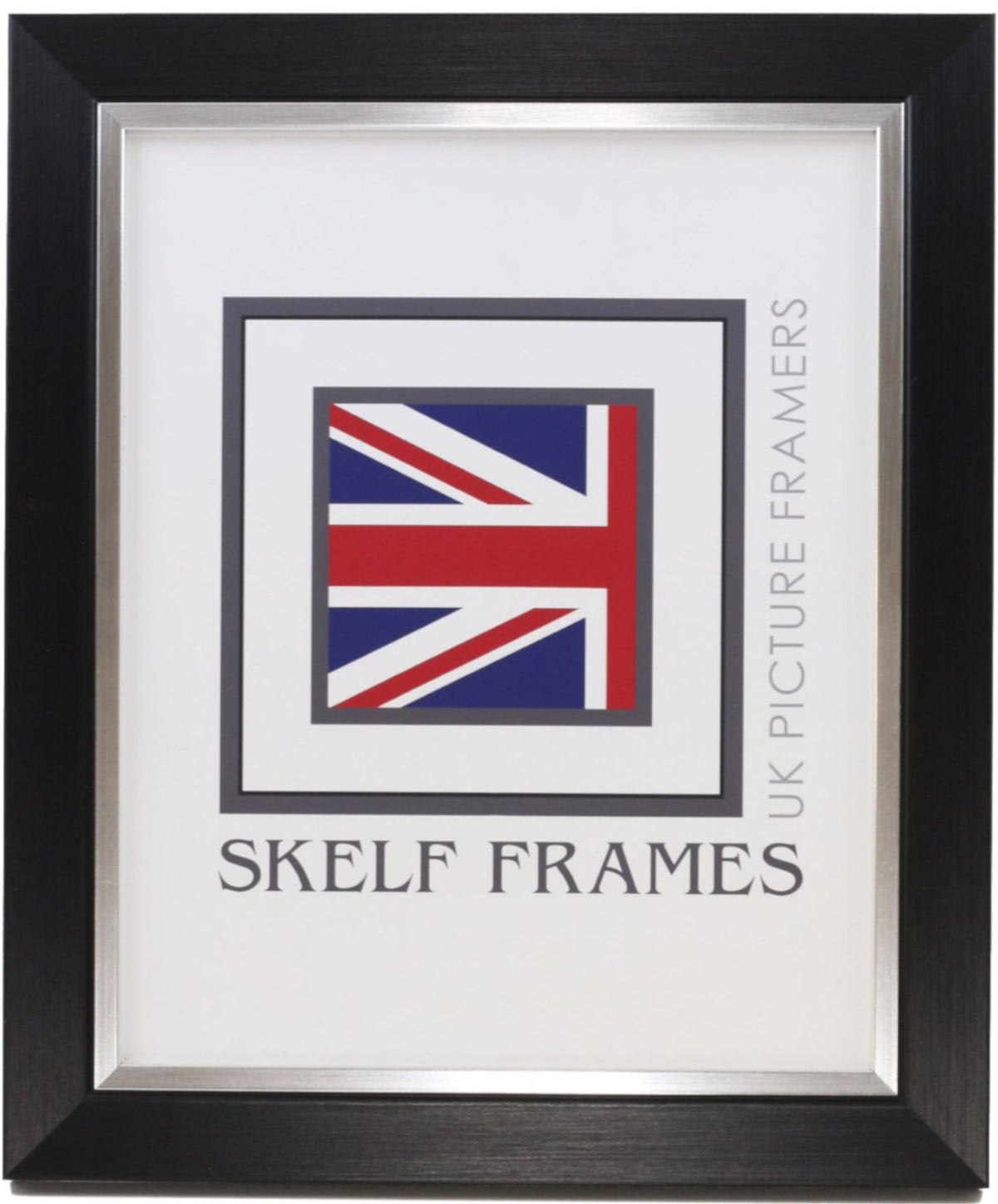 Brush Black & Silver Frame - Metric