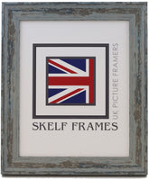 Shabby Blue Frame - Metric