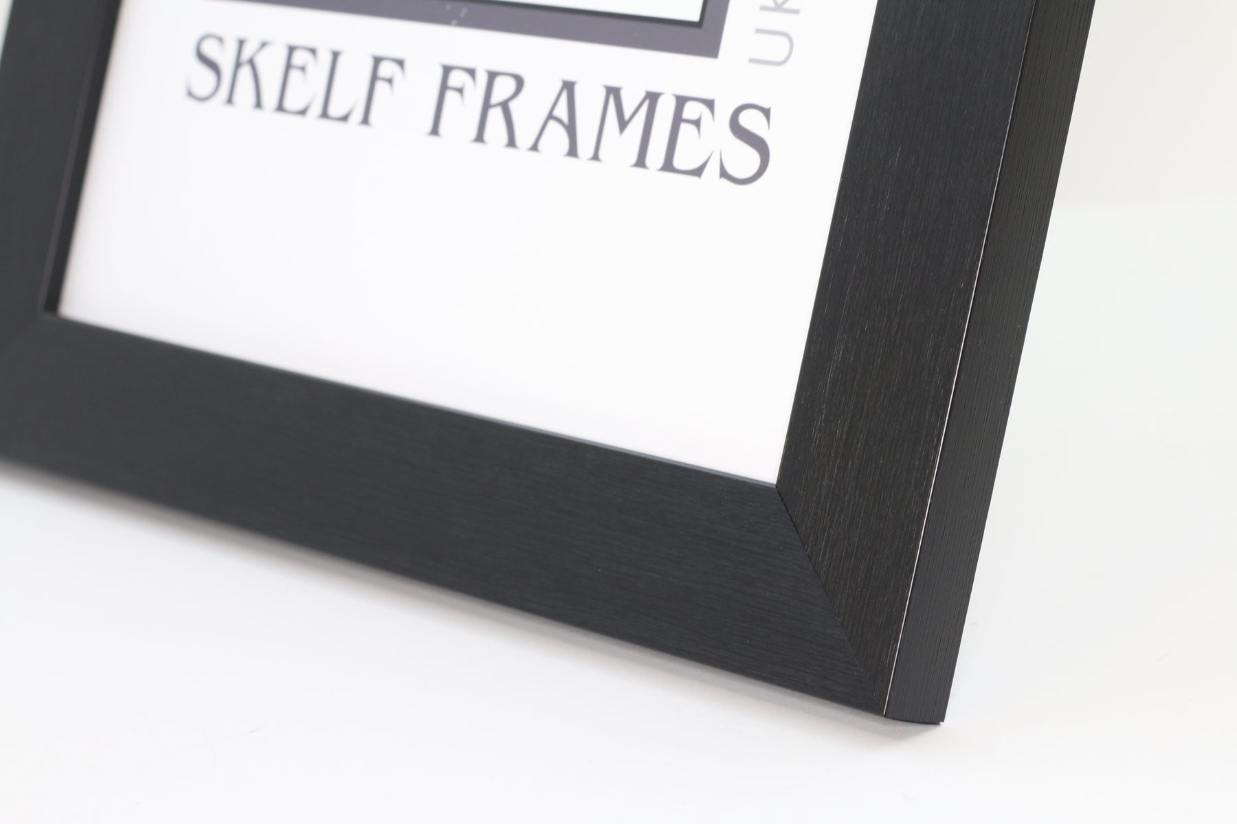 Brush Black Multi Aperture 22" x 9" - With Glass Frame