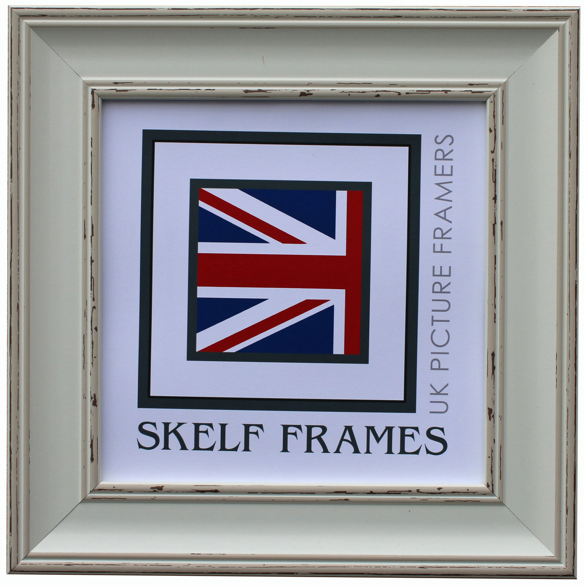 Cornwall Vintage Shabby Distressed Effect Square Frame (POL1057)