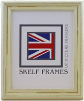 Distressed Off-White Large Frame - Metric