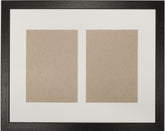 Phoenix Black Wood Frame  and Mount with two openings