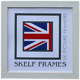 Econ White Wood Square Frame