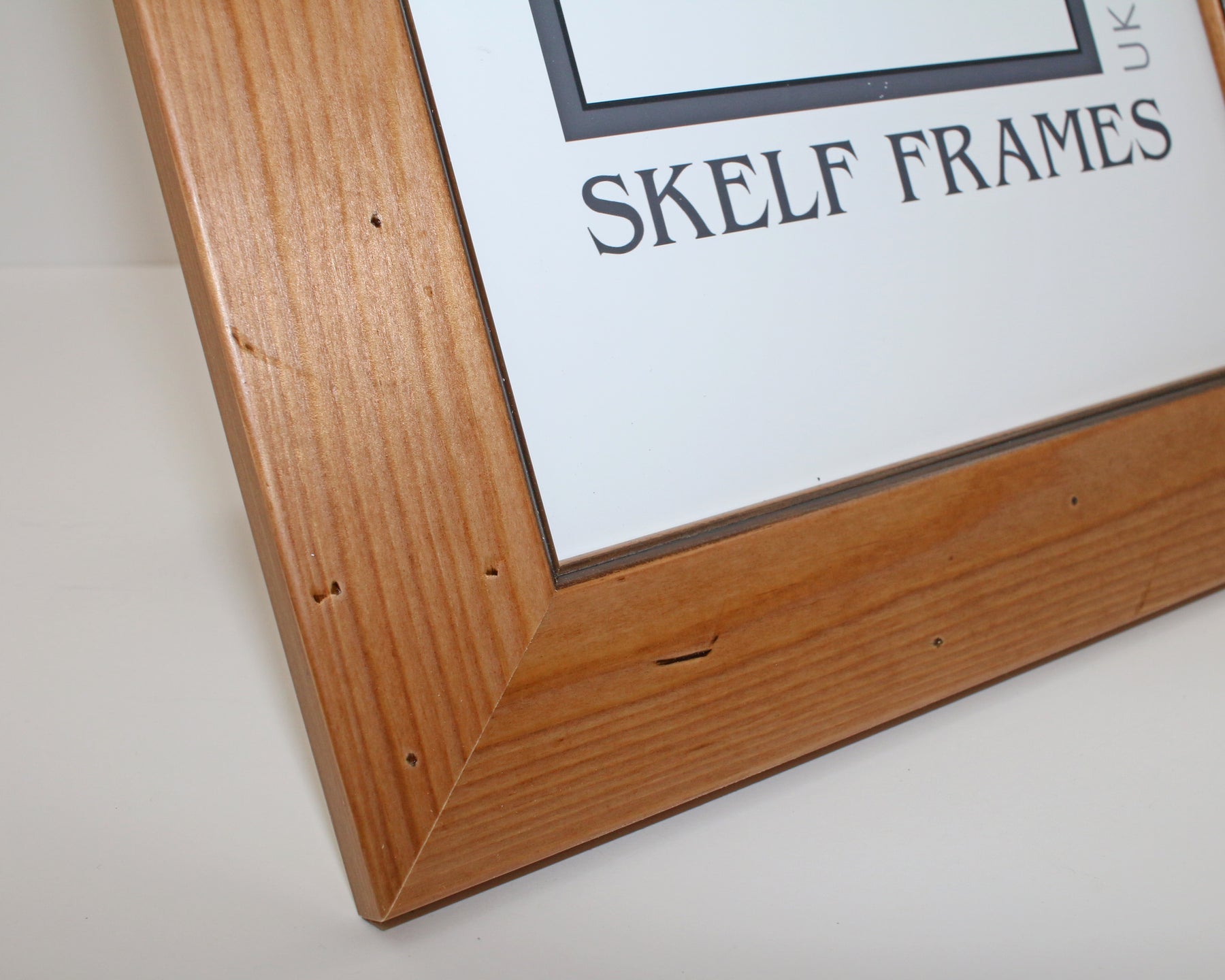 Antique Pine Distressed Wood Frame