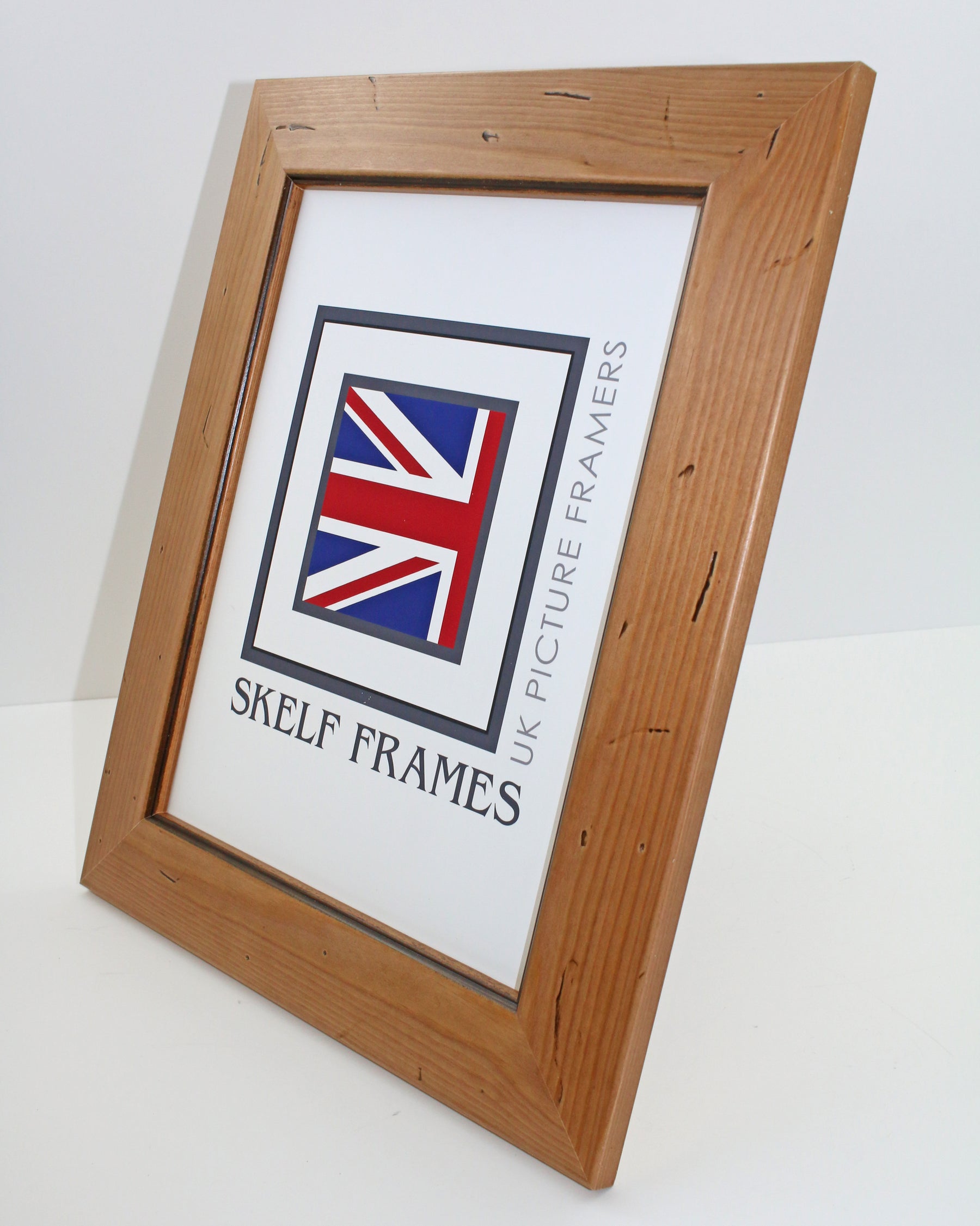 Antique Pine Distressed Wood Frame