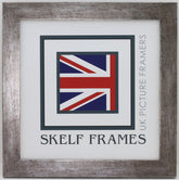 Flat Antique Silver Square Frame