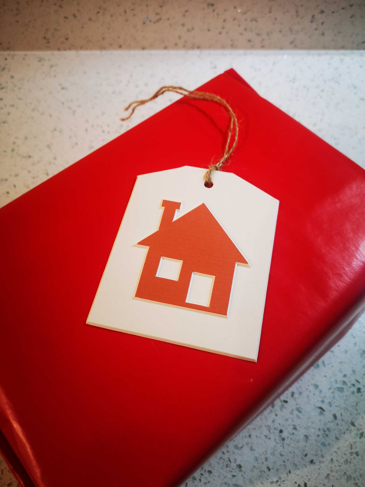 "House" Gift Tag - Hand Made - Pack of 5