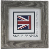 Cornwall Grey Woodgrain Effect Square Frame