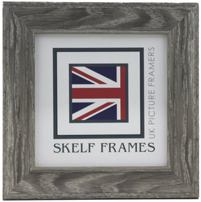 Cornwall Grey Woodgrain Effect Square Frame