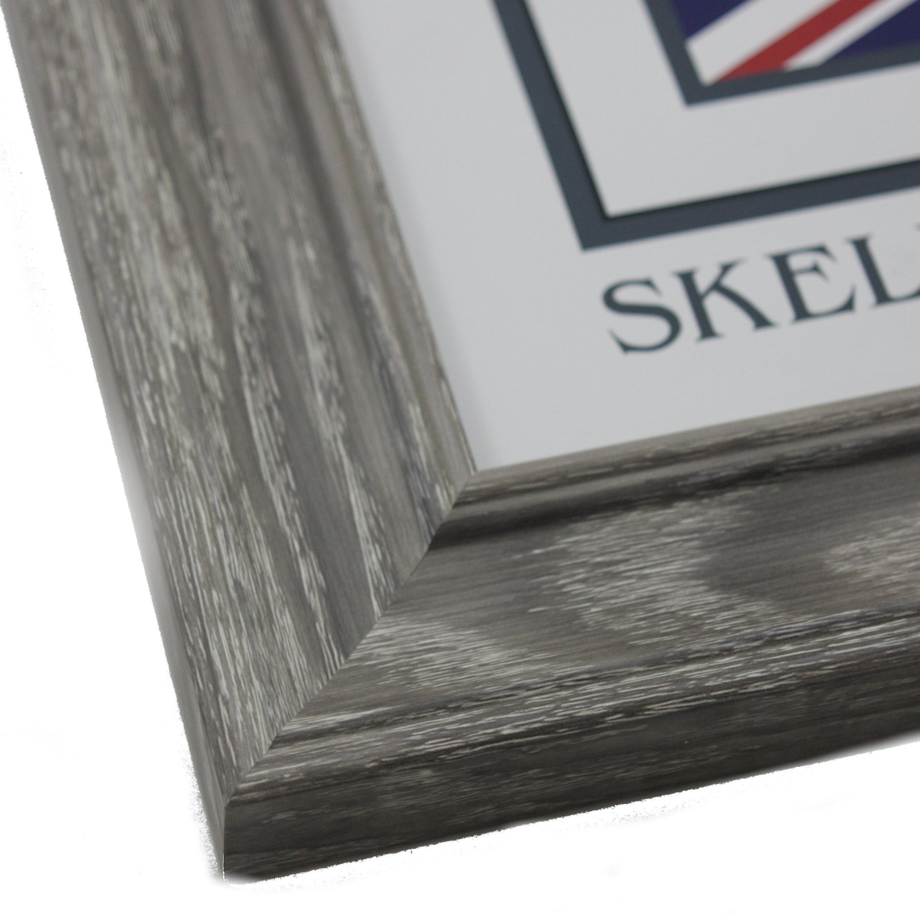 Cornwall Grey Woodgrain Effect Frame - Metric