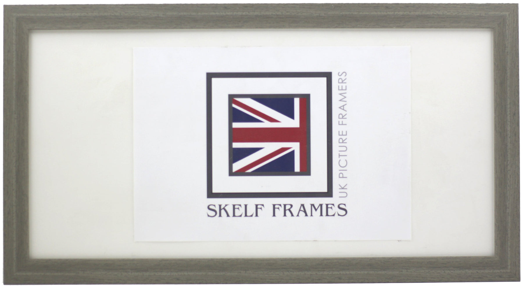 Panoramic Flat Brushed Grey Frame