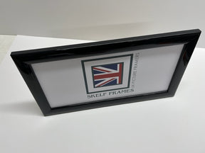 Shiny Black Wood Panoramic Frame