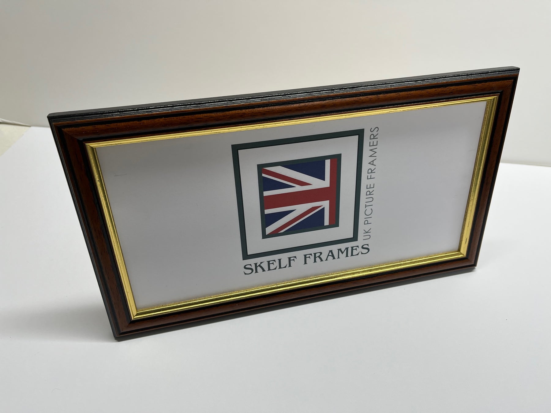 Dark Wood with Gold Inlay (LDW) Panoramic Frame