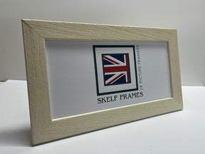 White Panoramic Wide Driftwood Frame