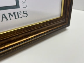 Panoramic Antique Gold Effect Frame
