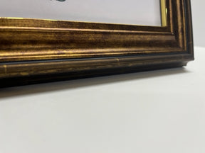 Panoramic Antique Gold Effect Frame
