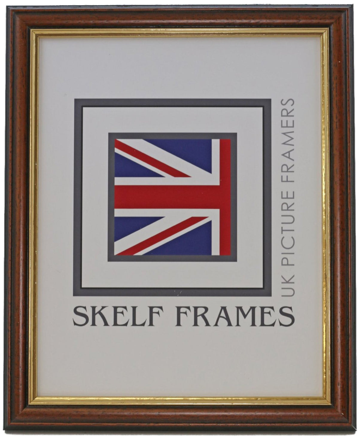 Dark Wood Gold Inlay Frame (A Sizes)