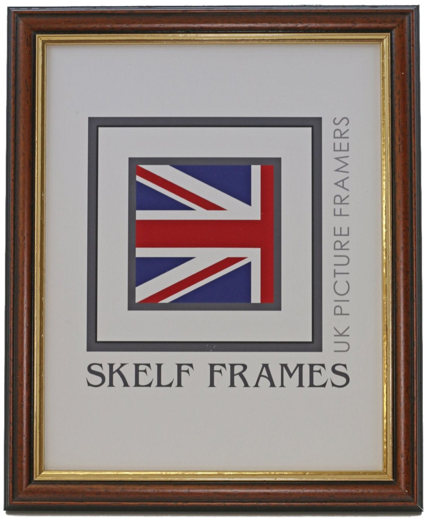 Dark Wood Gold Inlay Frame (A Sizes)