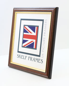 Dark Wood Gold Inlay Frame (A Sizes)