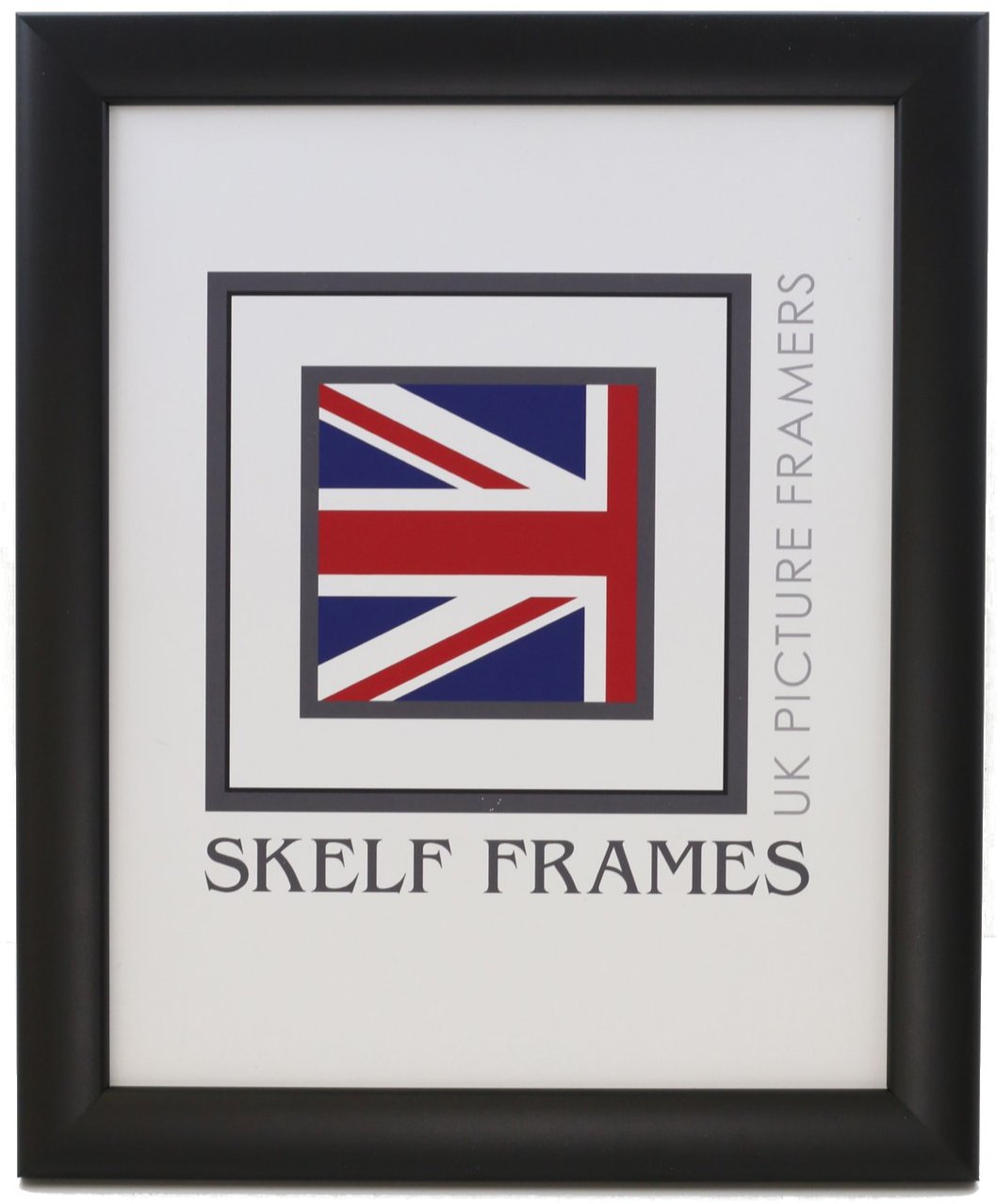 Matt Black Wood Frame