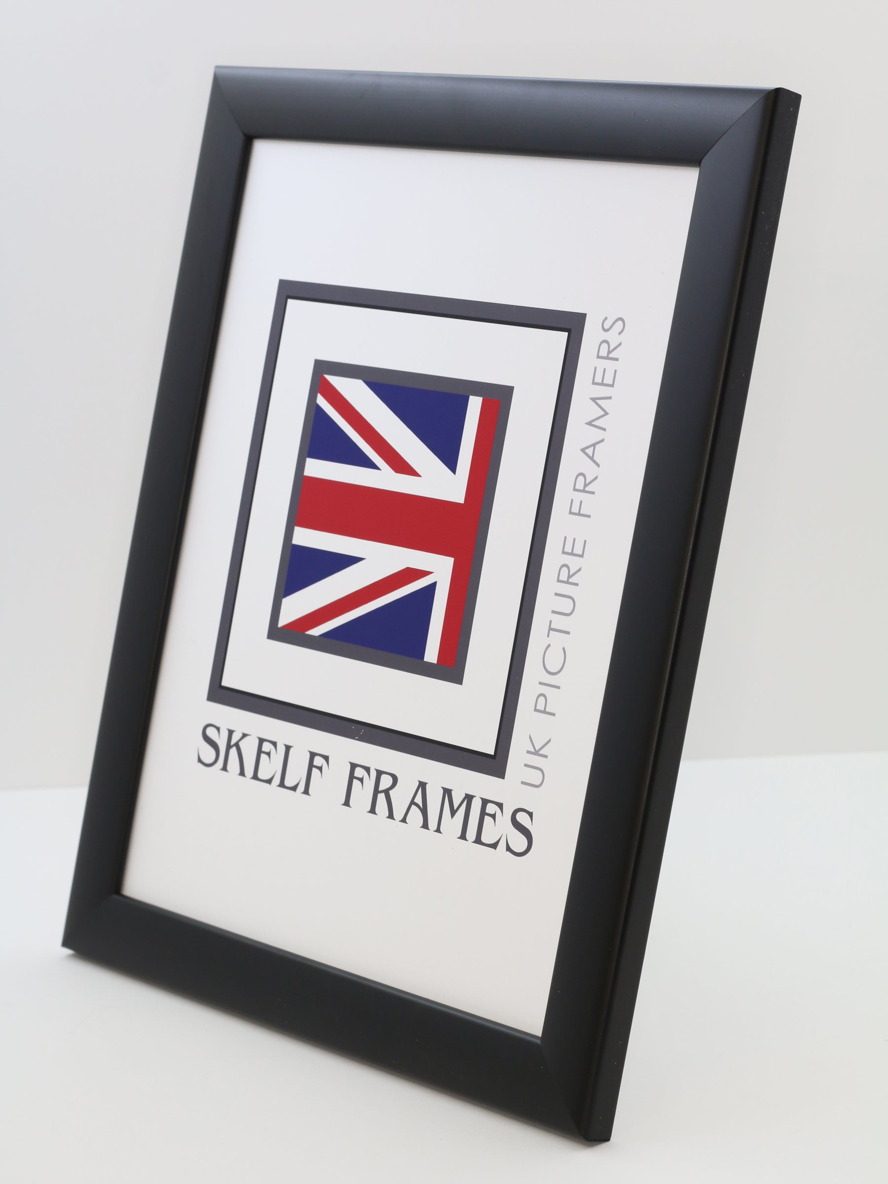 Matt Black Wood Frame