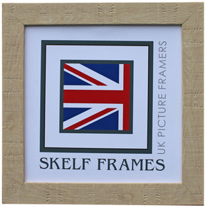 Natural Orangebox Wood Grain Effect Square Frame
