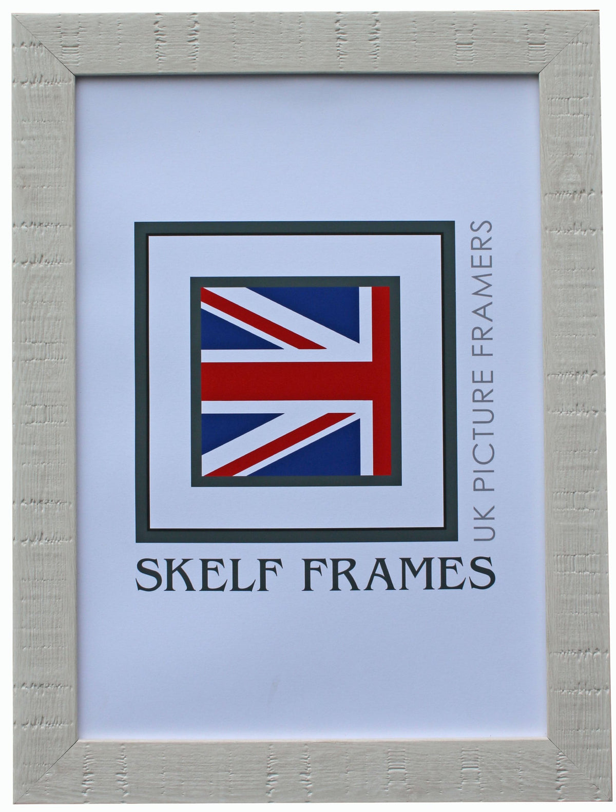 White Orangebox Wood Grain Effect Frame