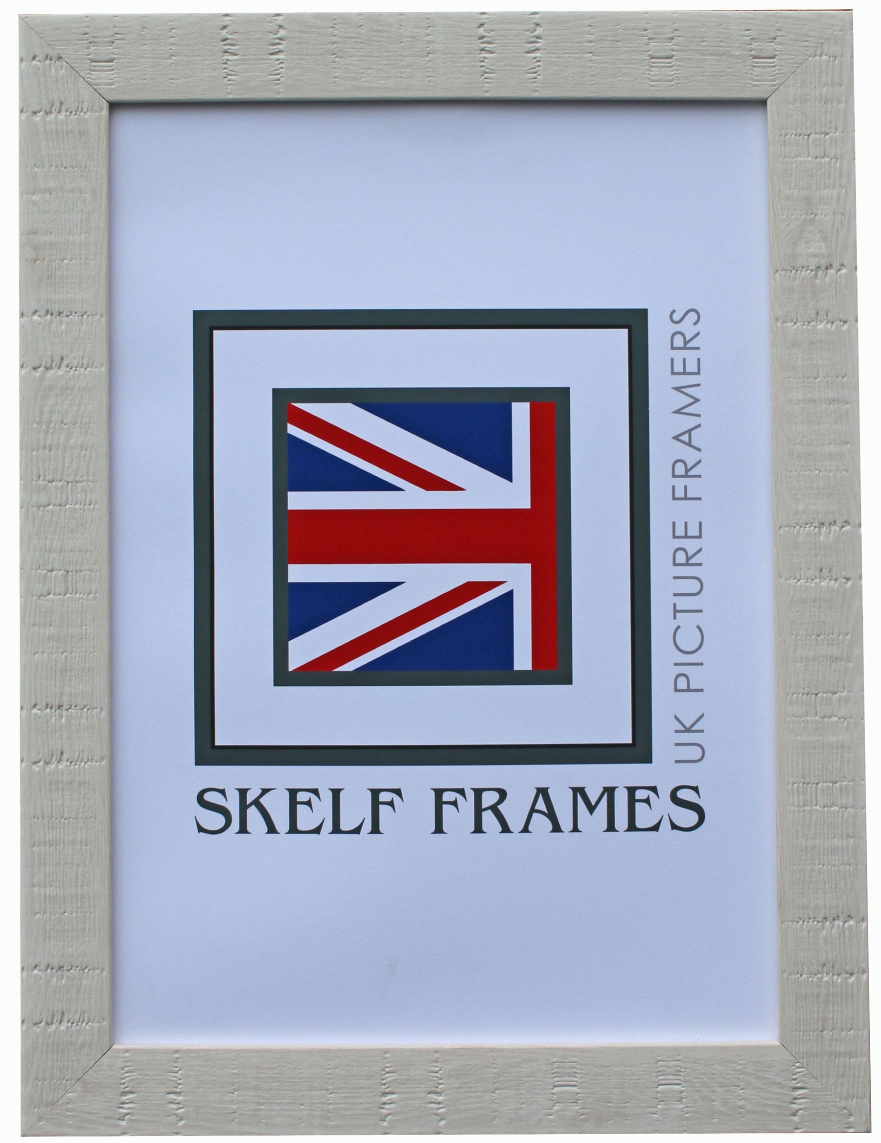 White Orangebox Wood Grain Effect A3 & A4 Size Frames