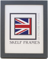 Phoenix Blue Grey Wood Frame - Metric