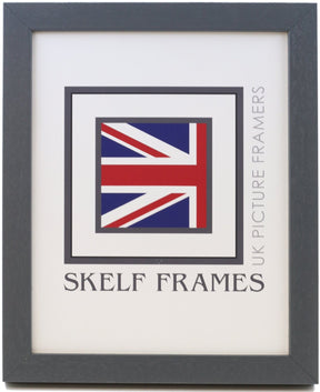 Phoenix Blue Grey Wood Frame - Metric