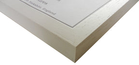 White Phoenix Wood Frame
