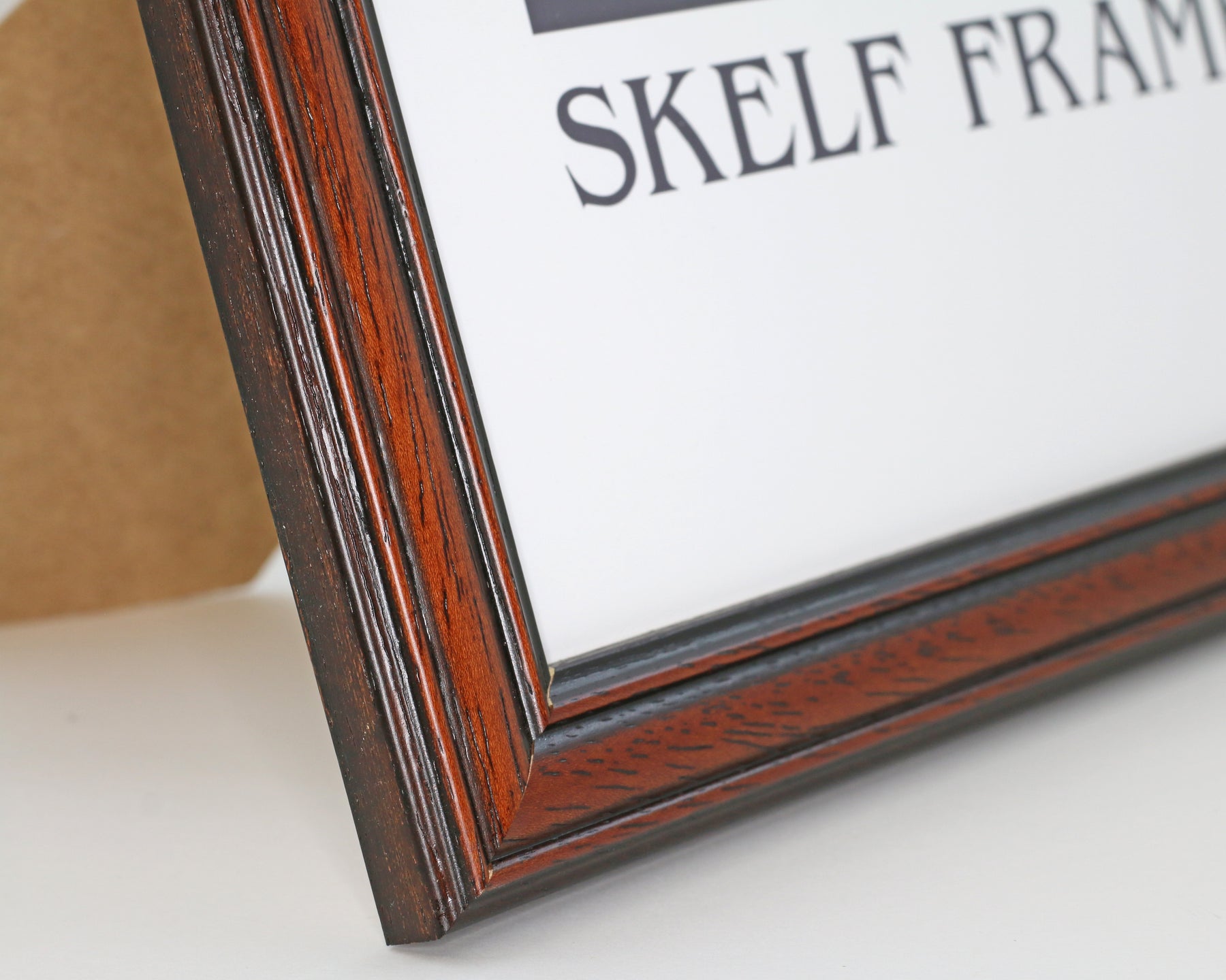 Traditional Dark Wood Frame