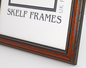 Traditional Dark Wood Frame