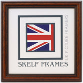 Traditional Dark Wood Square Frame