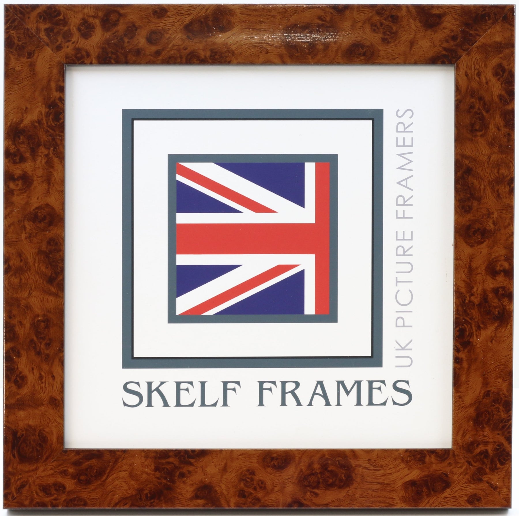 Walnut Effect Square Frame