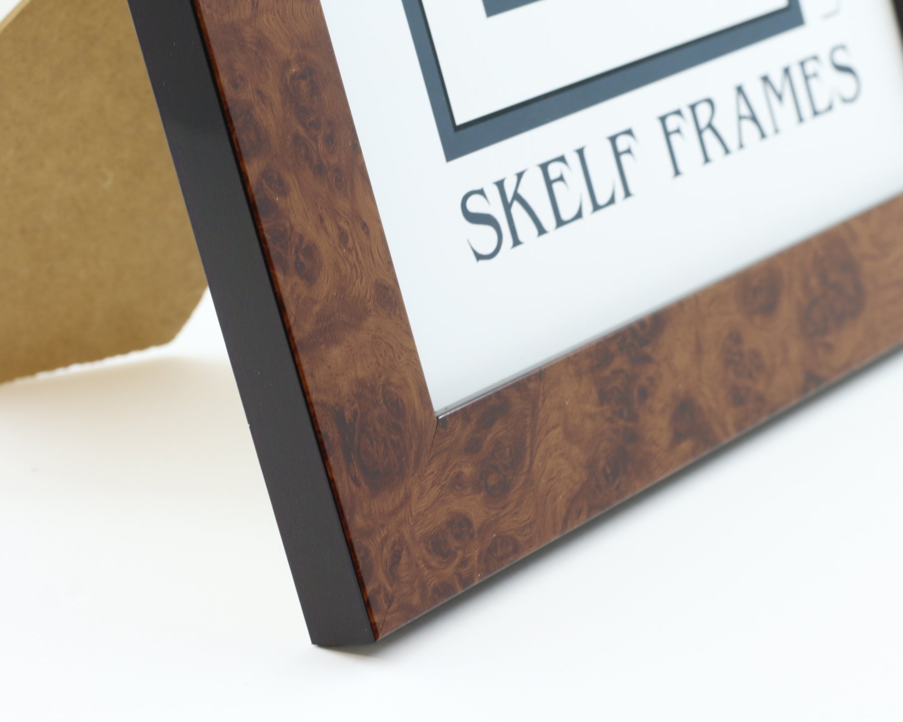 Walnut Effect Square Frame