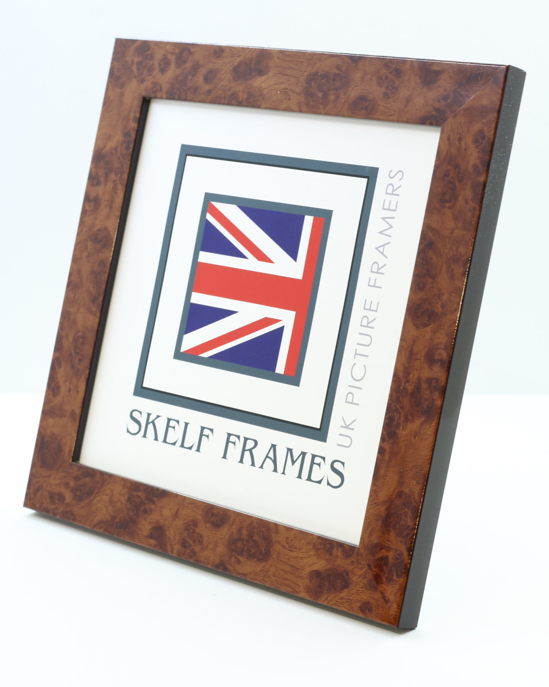 Walnut Effect Square Frame