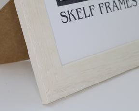 White Wide Driftwood Frame
