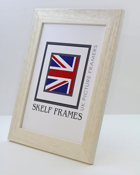 White Wide Driftwood Frame