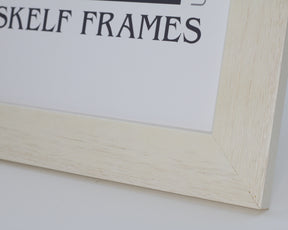 White Wide Driftwood Frame