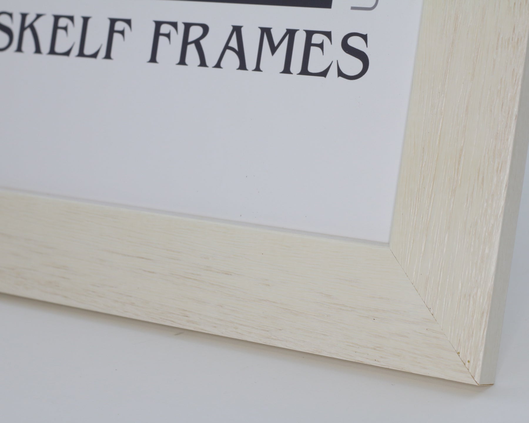 White Wide Driftwood A1, A2, A3, A4 & A5 Size Frames