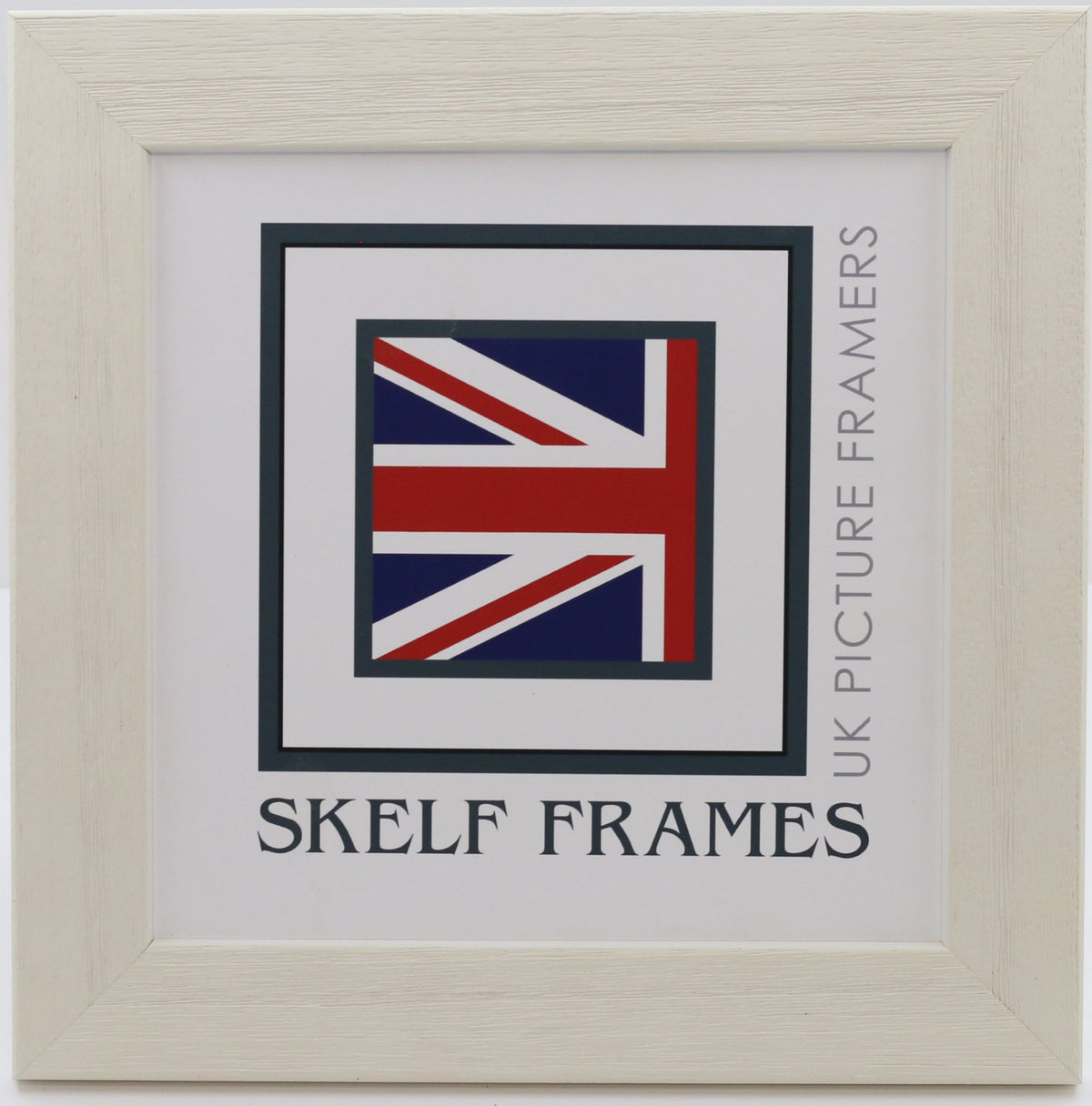 Wide White Driftwood Square Frame
