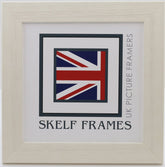 Wide White Driftwood Square Frame