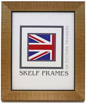 Gold Cross Hatch Frame (A Sizes)