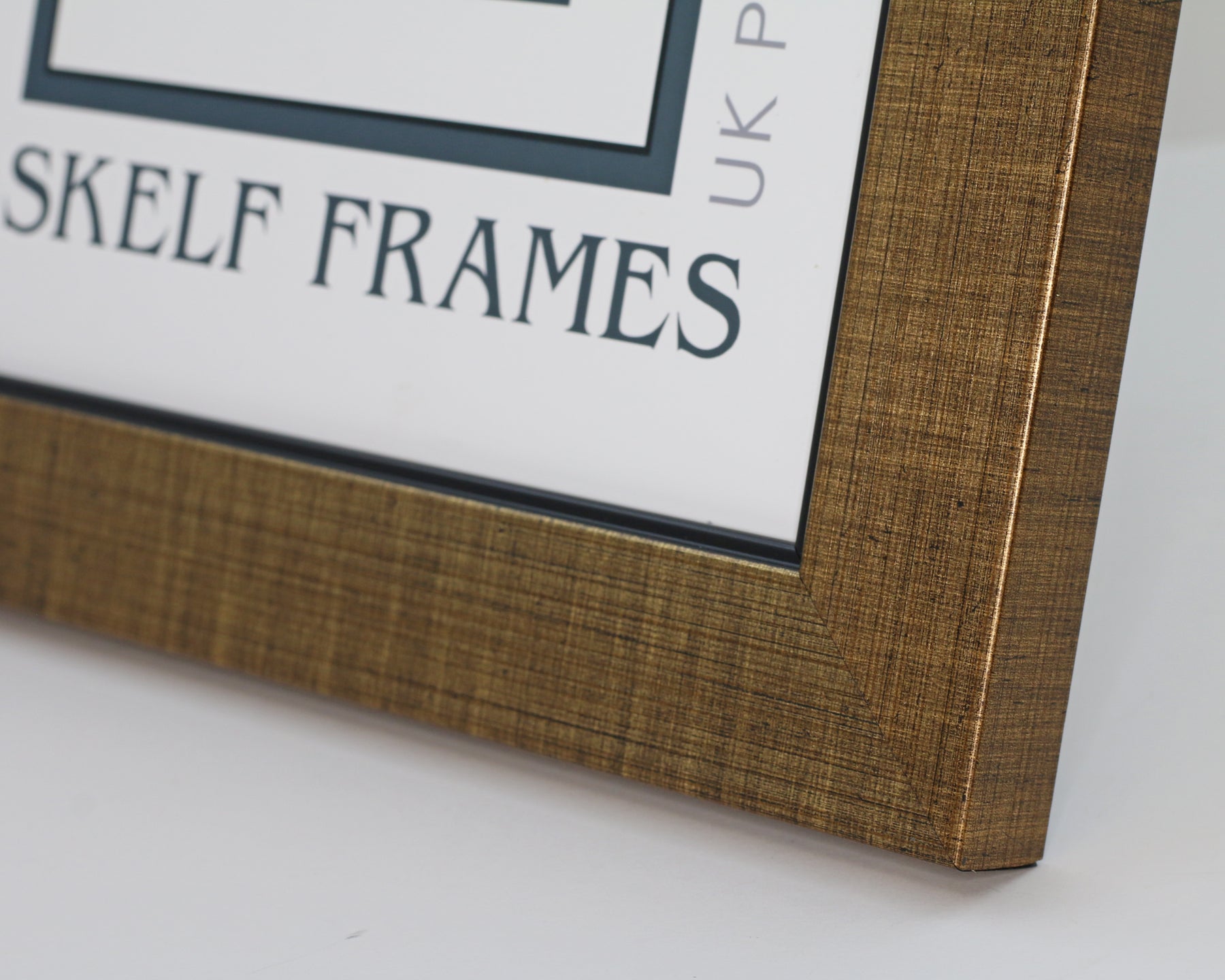 Cross Hatch Gold Square Frame