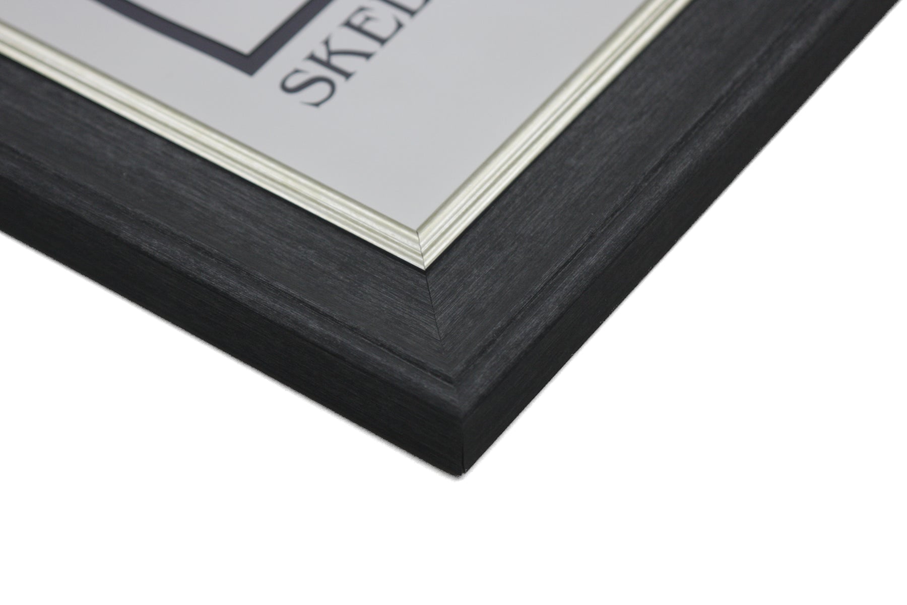 Panoramic Dark Grey with Silver Inlay Cornwall Frame